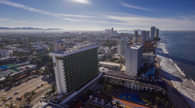 The Downtown Skyline of Mazatlan Mexico