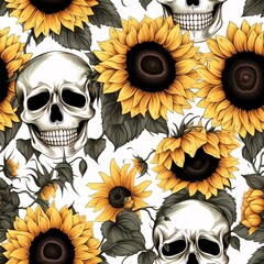 skull seamless pattern, skull pattern, skull background, gothic skull pattern, skull digital paper, skull repeat pattern, skull texture, skull wallpaper