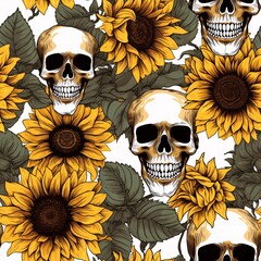 skull seamless pattern, skull pattern, skull background, gothic skull pattern, skull digital paper, skull repeat pattern, skull texture, skull wallpaper