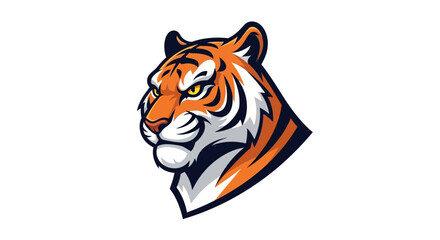 Obraz premium Tiger Head Illustration Graphic Design Element.