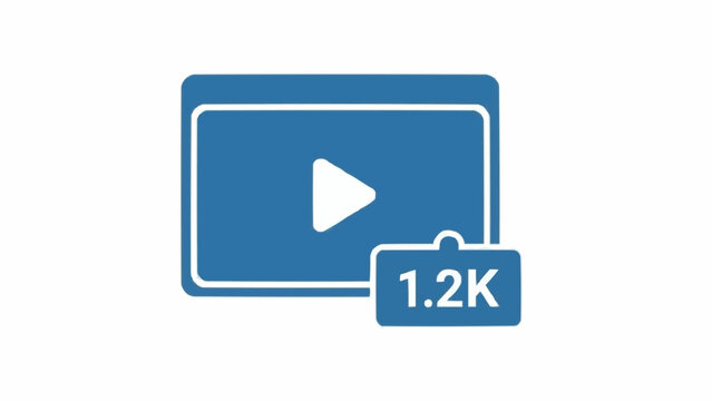 Video Play Button High Definition Icon.