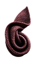 Sparkly Fabric Swirl Abstract Brown Texture Isolated