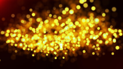 gold particles abstract background.abstract background with bokeh