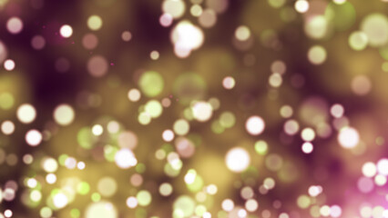 particles abstract background with shining Floating Dust Particles Flare Bokeh star on Black Background. Futuristic glittering in space