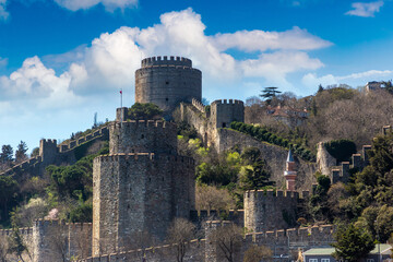 Obraz premium Rumeli Hisari fortress (Rumeli Castle) in Istanbul, Turkey