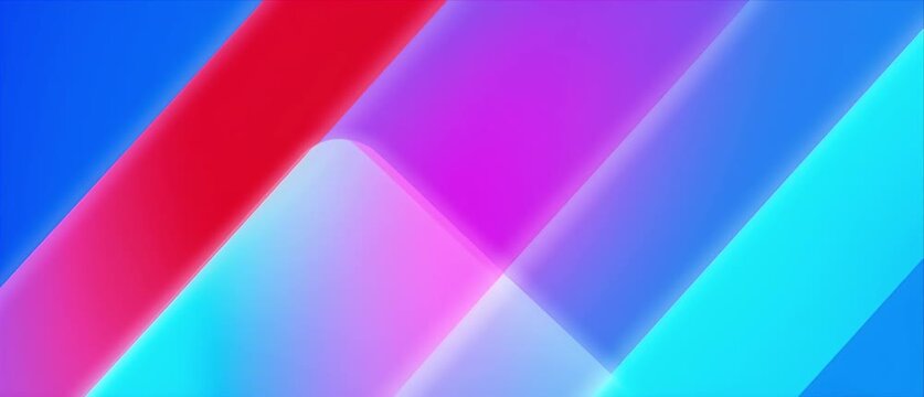 Abstract neon loop pattern background with gradient color stripe glow light beam overlap soft shape and smooth blur creating modern vibrant wallpaper dynamic digital art design
