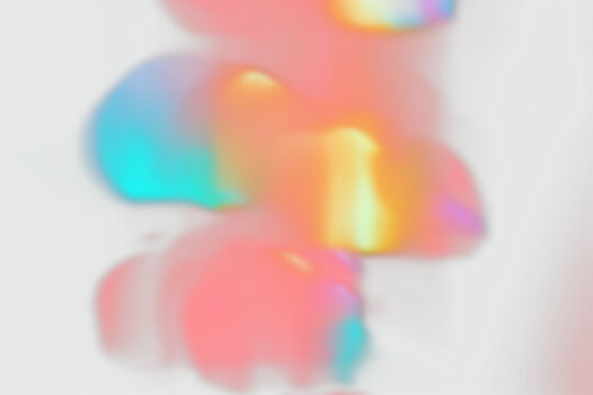 light leak overlay effect with blur colorful bokeh,retro film light leak flare lens on transparent background,abstract background with rainbow light,Vintage old film burn 