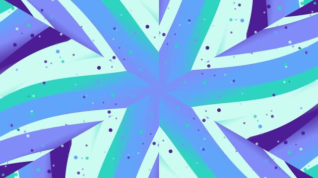 Dynamic abstract motion graphics with swirling shapes and vibrant colors in a futuristic design