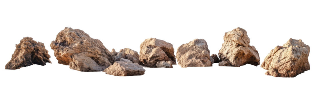 Rocky Coastal Beach with Sand and Waves