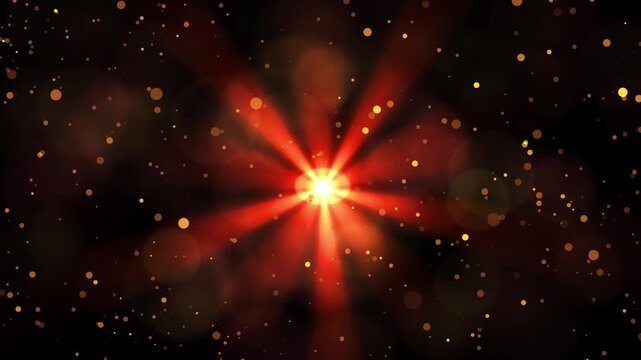 Golden Summer concept the motion of bokeh sunlight natural shadow overlay loop background, logo titles in award, music, wedding, anniversary, party and presentation backdrops, corporate.