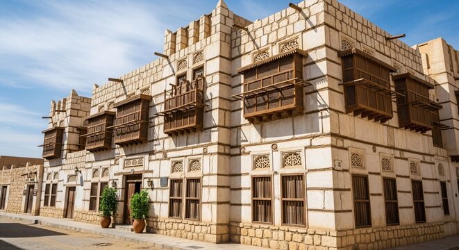 Professional Historic Al Kateb merchant house, Taif, Kingdom of , for Commercial Use