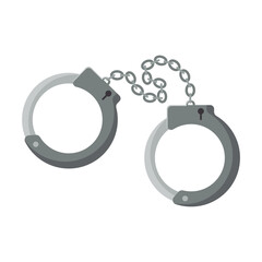 Handcuffs Icon Vector Image in Transparent PNG format