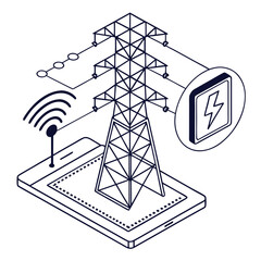 communication tower icon