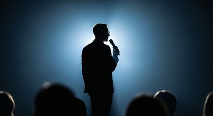 Speaker in Spotlight Empowering Speech to Audience.