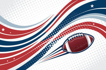 Featuring Football With Motion Vibrant Premium Digital Asset