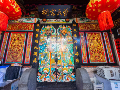 Zeng Family Ancestral Hall in Zeng Cuo An village in historic Xiamen City, Fujian Province, China.  
