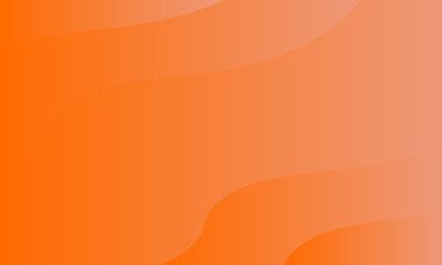 Orange abstract gradient waves background