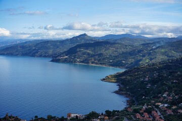 View of Cefalu from the La Rocca rock.