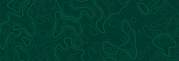 Green Topographic Map Abstract Background