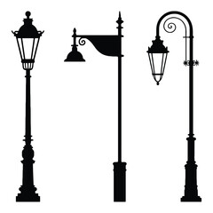old street lamp