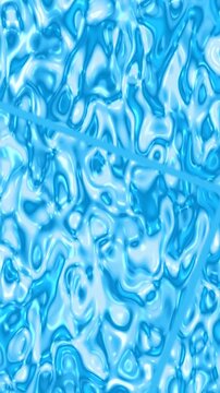flowing water reflections creating abstract blue patterns in motion