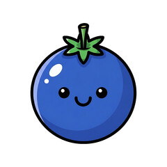 Cute Blueberry Cartoon. (15)