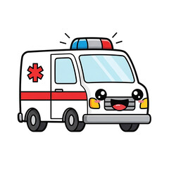 Cute Ambulance Vehicle.