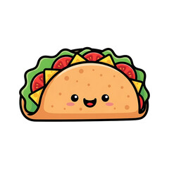 Cute Taco Cartoon. (7)