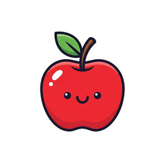 Cute Apple Cartoon. (18)
