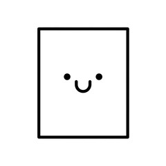 Happy White Rectangle.