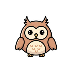 Cute Owl Cartoon. (4)