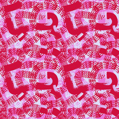 Abstract Circular Motion Seamless Pattern 