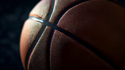 Fototapeta premium close up of a basketball