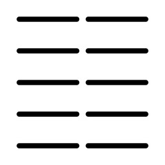 columns glyph icon