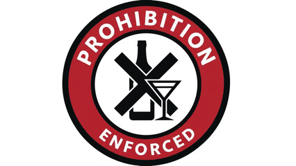 Obraz premium Prohibition Enforced Sign Featuring Hand Symbol Against Unauthorized Access.