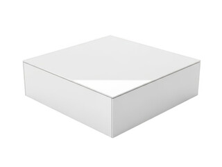 Fototapeta premium White cardboard box isolated on transparent background