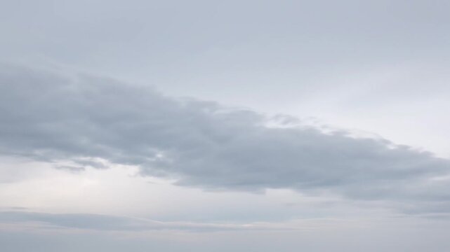 Clouds in the Sky Overcast Weather Conditions.
