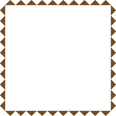 Obraz premium Triangle shaped border frame design