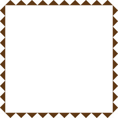 Obraz premium Triangle shaped border frame design