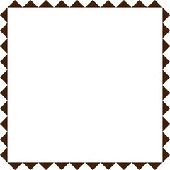 Fototapeta premium Triangle shaped border frame design
