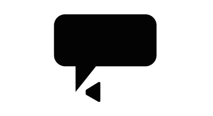 Fototapeta premium Speech bubble icon. Message, communication concept