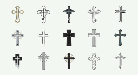 Christian Crosses Collection: Symbolic Religious Art