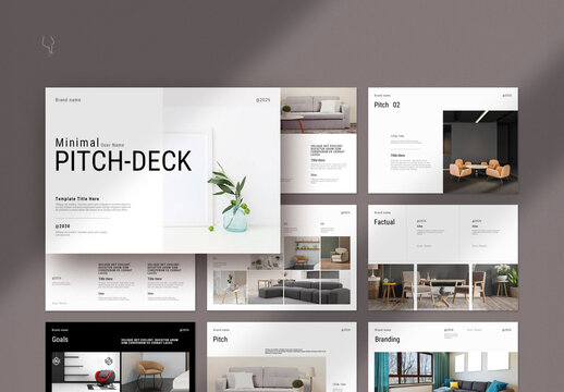 Minimal Pitch Deck Layout