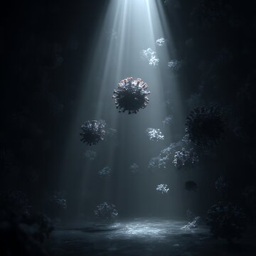Dark biotech visualization of Nipah virus