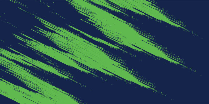 Green sports background design with abstract modern template. Vector illustration of sport players in different activities. football, basketball, baseball, tennis, rugby, bicycling green arts