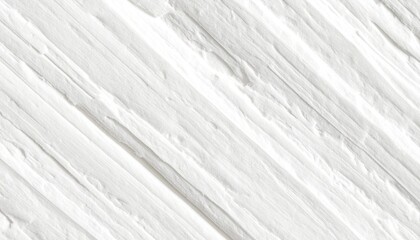 Minimalist Abstract White Textured Background with Diagonal Plaster or Paint Strokes