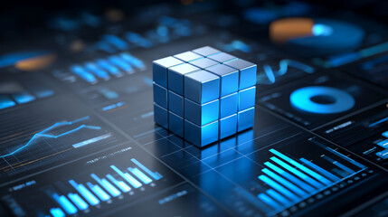 Data Cube and Business Charts