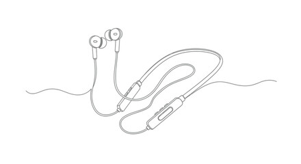 Obraz premium A detailed black and white line drawing illustration of a fishing hook with bait and line submerged in water with ripples