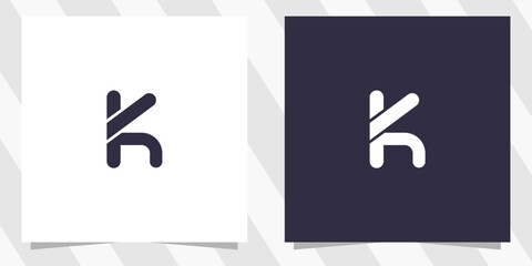 letter k logo design vector