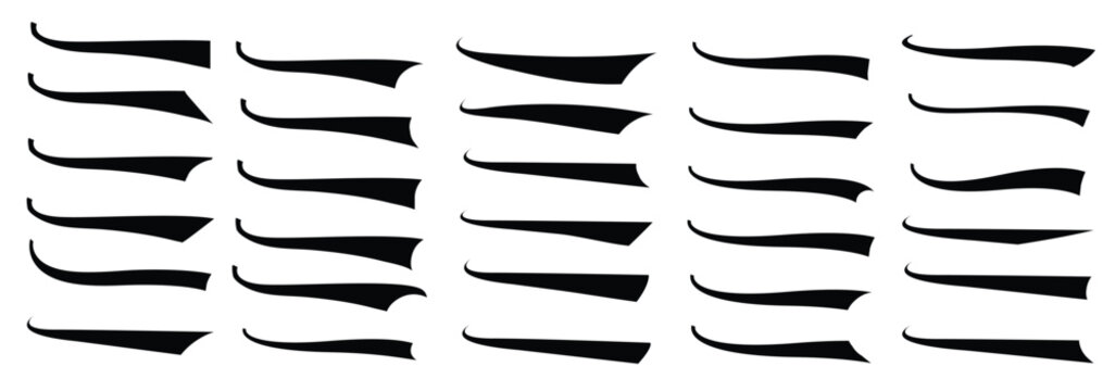 text tail swoosh calligraphy font style